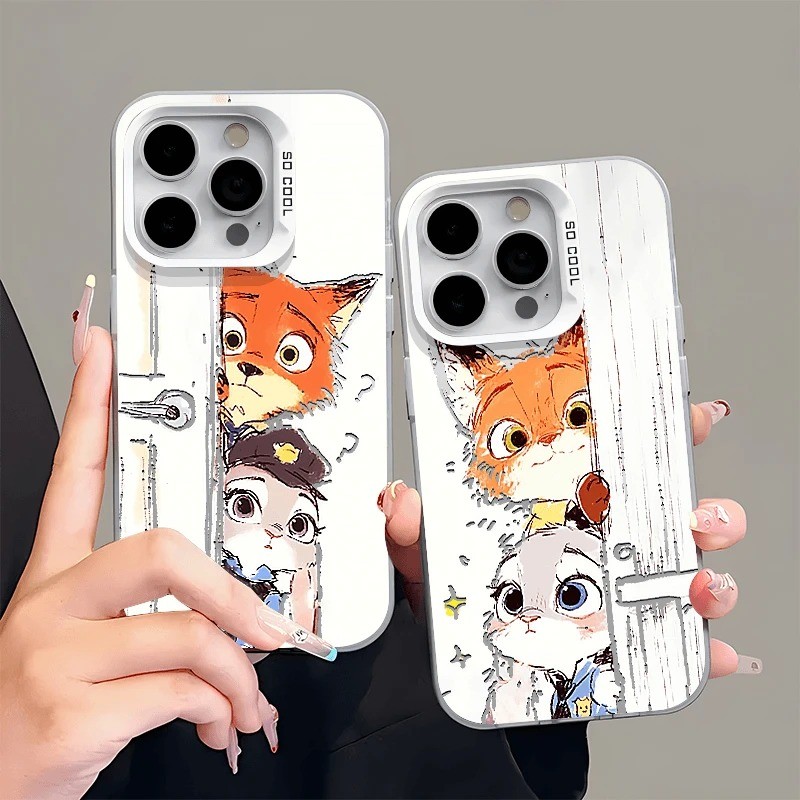 Zootopia Capa De Telefone Para Samsung A15 A54 A16 A06 A34 A23 A05 A55 A35 S24 S25 Plus Ultra silicone Anti-impacto