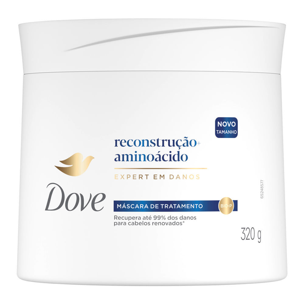 Mascara de Tratamento Dove Reconstrução e Aminoácido Expert em Danos 320g