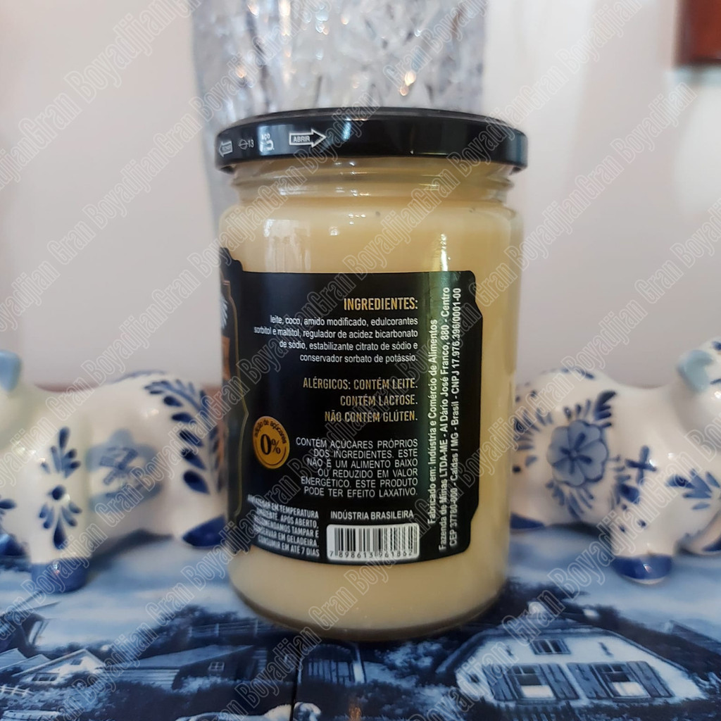 Cocada Cremosa Sem Adição de Açúcares (Diet) Fazenda de Minas 410g — imagem 2 de 2
