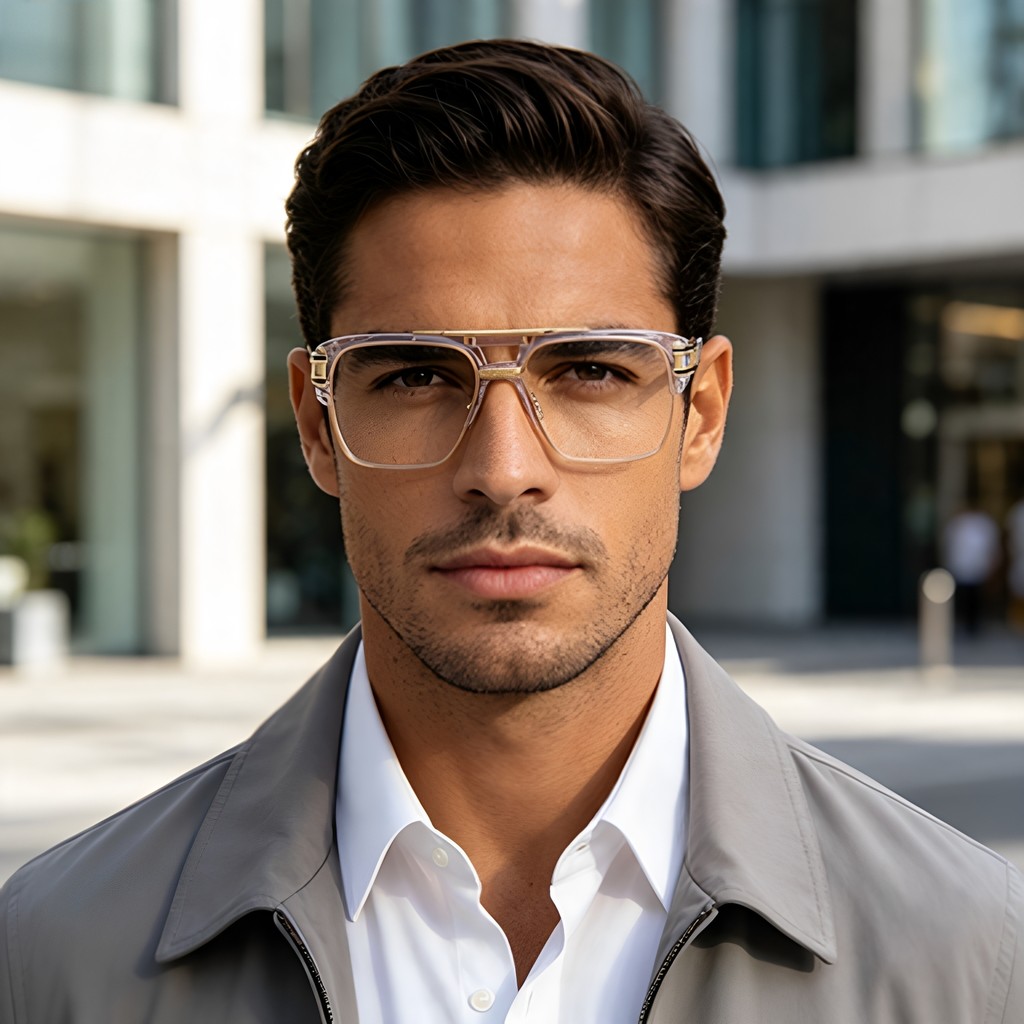 Óculos De Sol Especiais Para Homens Com Dirigir , De Armação Completa Proteção Solar Masculina