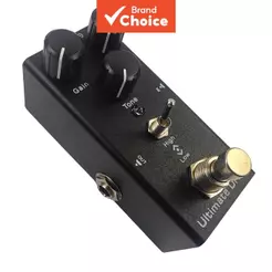 Pedal De Overdrive Para Guitarra Elétrica , Compacto Com Efeito De Distorção , Tom De Nível De Ganho Ajustável Estúdio ,
