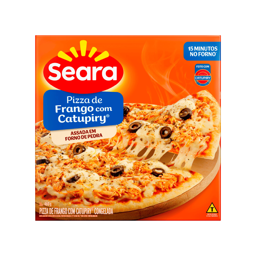 Seara Pizza de frango com catupiry 460g