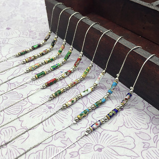 Estilo étnico pulseira jóias antigas Cloisonne pulseira tornozeleira mão frisado filigrana esmalte clássico simples aces