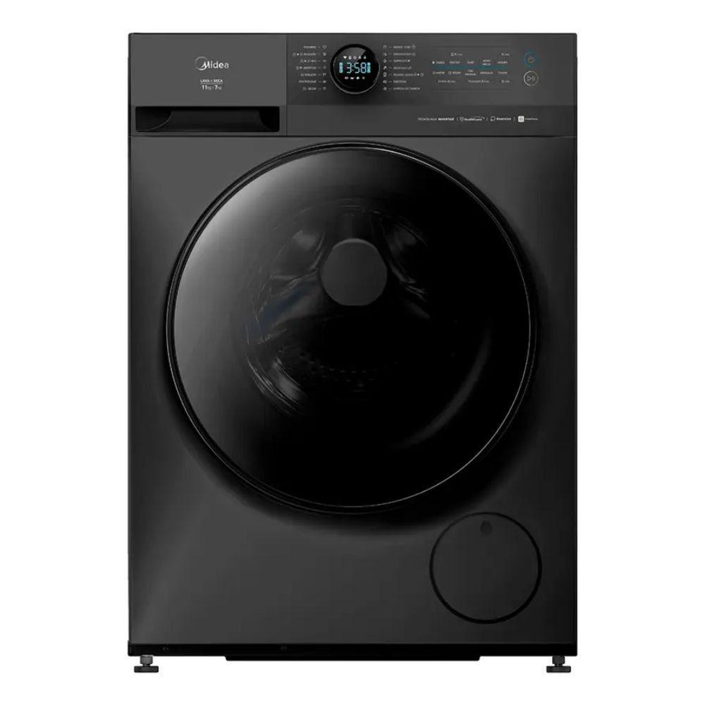 Lava e Seca Midea Slim Healthguard MF201D110WB-GK 11kg 7kg Titanium 110V