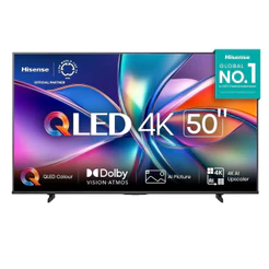 Smart TV 50 Polegadas 4K 50Q6QV QLED HDR10 Dolby Atmos Vidaa U9 Hisense