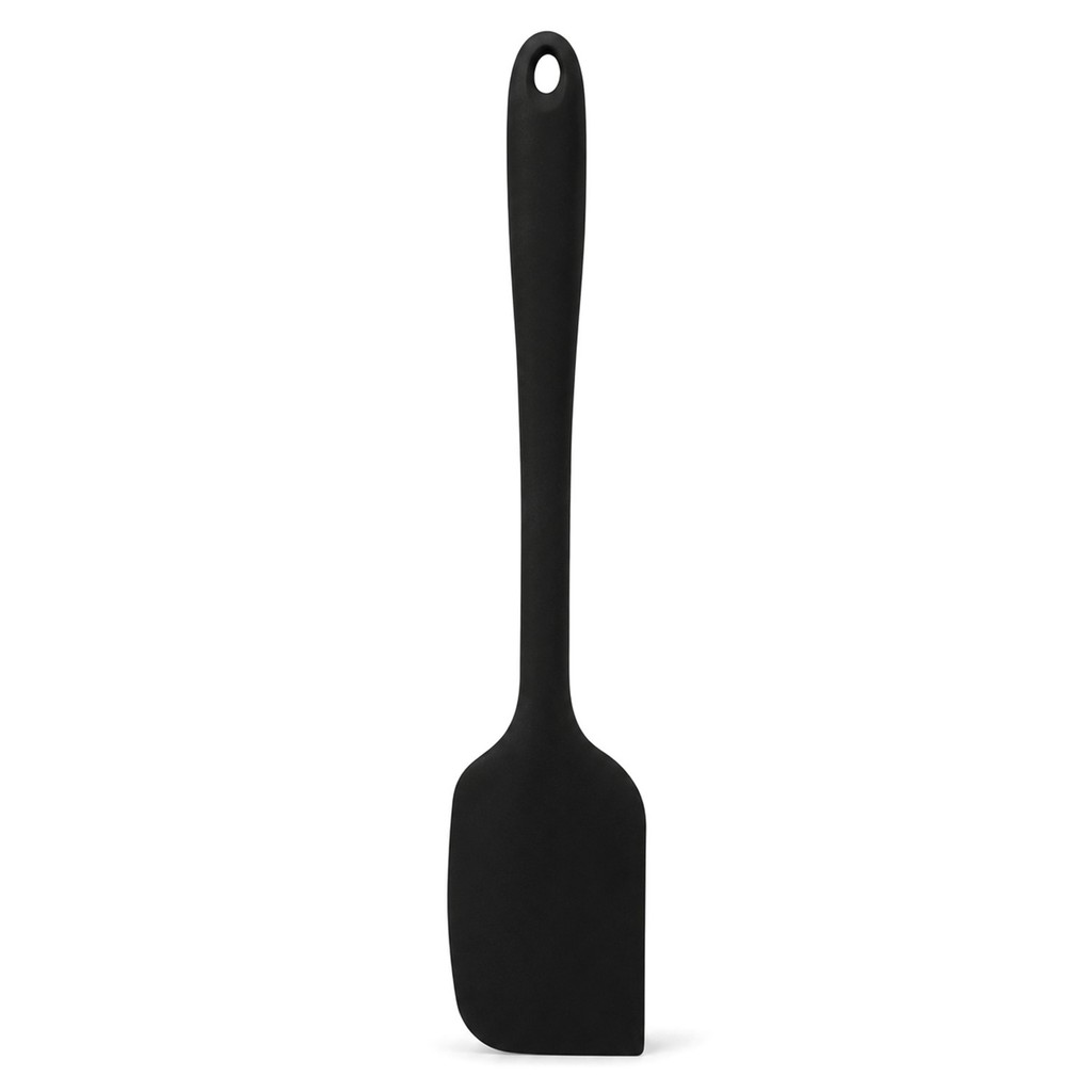 Espátula Pão Duro 28Cm Utensílio De Silicone Antiaderente Flexível Resistente ao Calor preto
