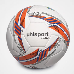 Bola Campo uhlsport Team Laranja e Azul Marinho