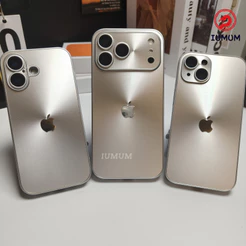 Capa Protetora Elegante , Luxuosa E Cintilante Para iPhone 17 16 15 14 13 18 Pro Max Traseira Acrílica À Prova De Choque