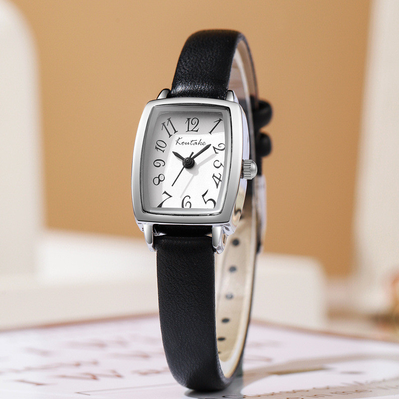 Novo produto senhoras relógio feminino simples vida Digital à prova dwaterproof água pequeno cinto quadrado estudante fe