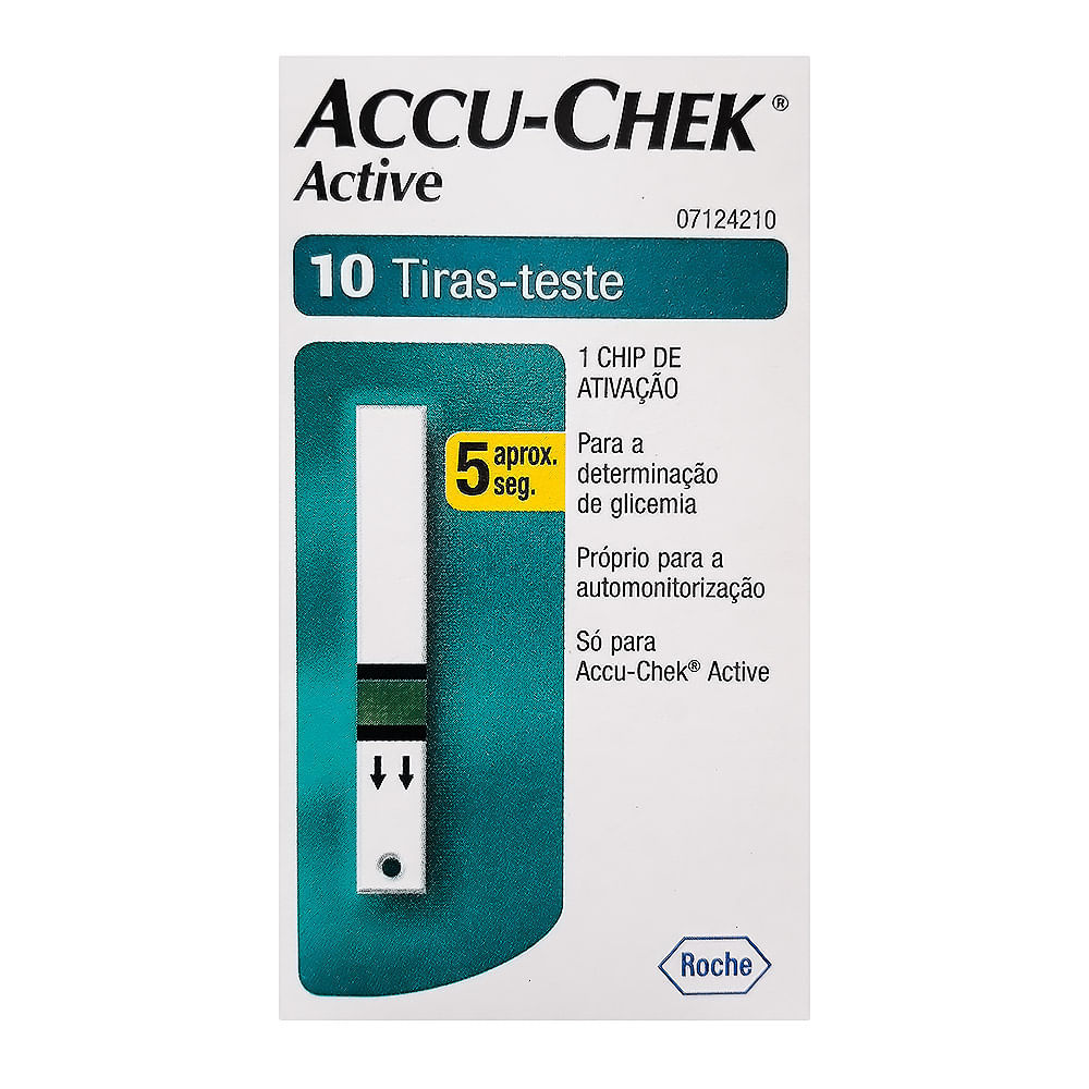 Accu-Chek Active Tira Teste 10 Unidades