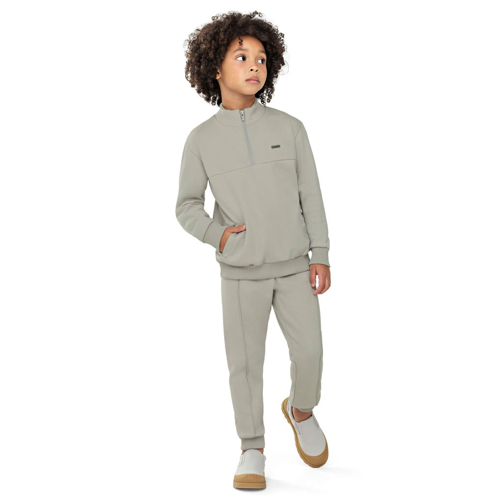 Conjunto Infantil Menino Esportivo Zíper Colorittá Verde