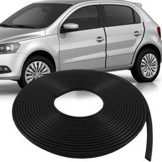 Friso Protetor De Borda E Canto De Porta Carro 5 Metros Tipo Casca De Cobra Sem Cola Borracha PVC Flexível Universal