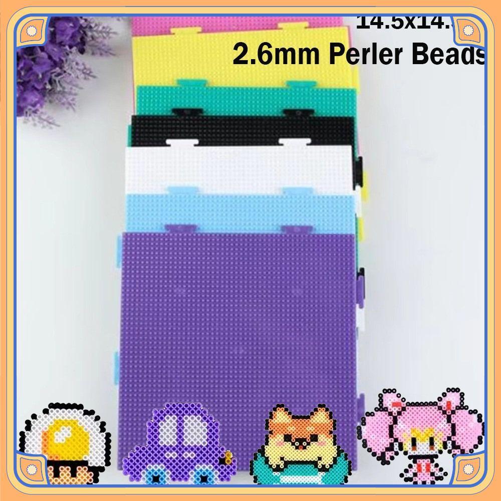 Contas Perfumadas Perler Hama , Faça Você Mesmo , Quebra-Cabeça Tridimensional , Resistente Ao Calor , Modelo Redondo ,