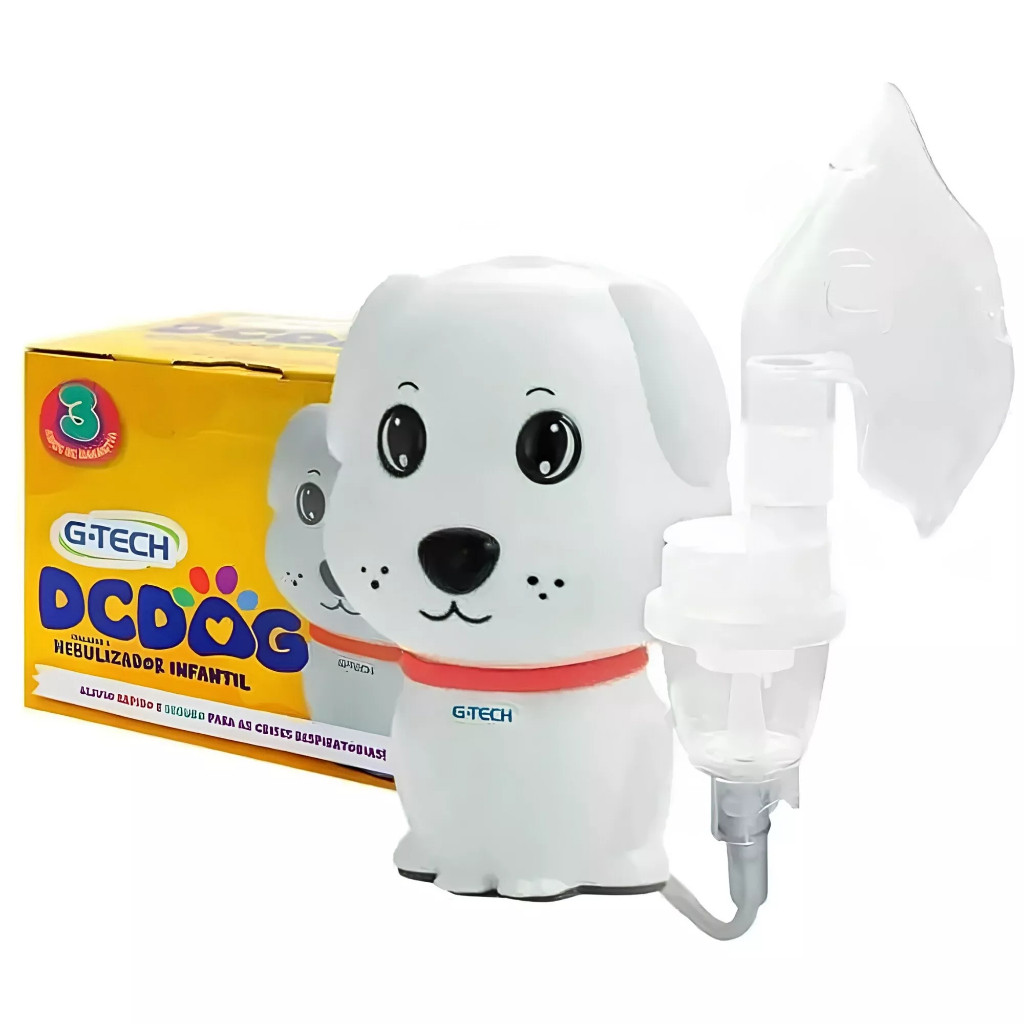 Inalador Nebulizador Infantil G-Tech DCDOG1 SuperFlow Plus Bivolt