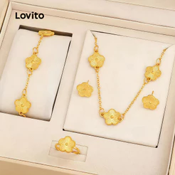 Lovito Colares Elegantes Moda Coreana Leves E Luxuosos Para Festas NLFB123FX025