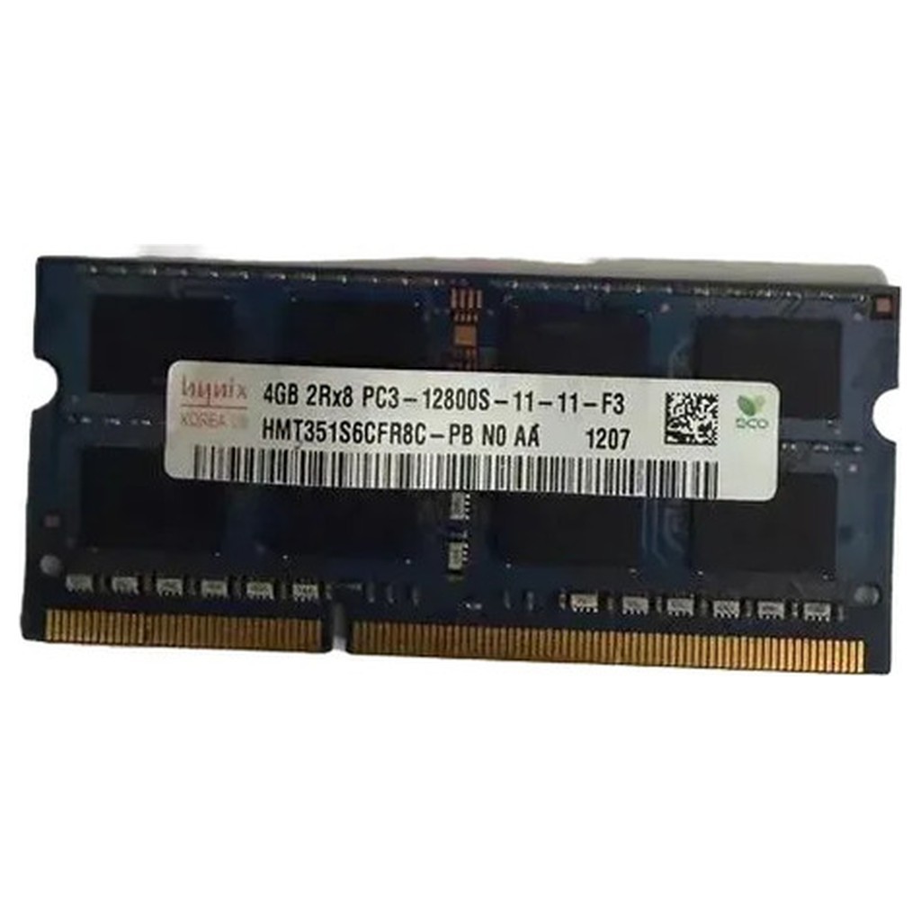 Memória Ram 4gb Hynix Hmt451s6afr8c Pb 12800s Ddr3 Sodimm Notebook 1600mhz