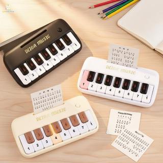 LOF 1 Conjunto De Brinquedos Educativos Para Crianças , Presentes , Portátil , 15 Teclas , Teclado Digital , Mini Piano 