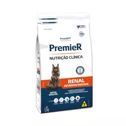 Ração PremieR Nutrição Clínica Renal Gatos Adultos 1,5Kg
