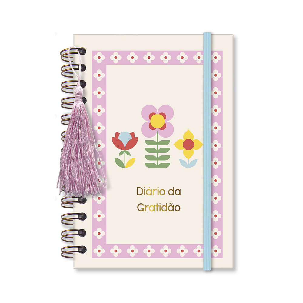 Imagem Diário da Gratidão Floral Gráfico