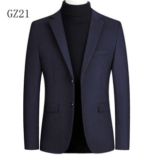 Novo Casaco de Lã Masculino, Jaqueta Casual de Negócios, TO629 Exclusivo, Casaco de Lã Masculino, Jaqueta Casual de Negó