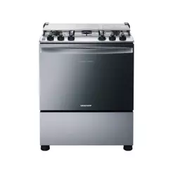 Fogão Brastemp 5 Bocas Inox com Botôes Removíveis