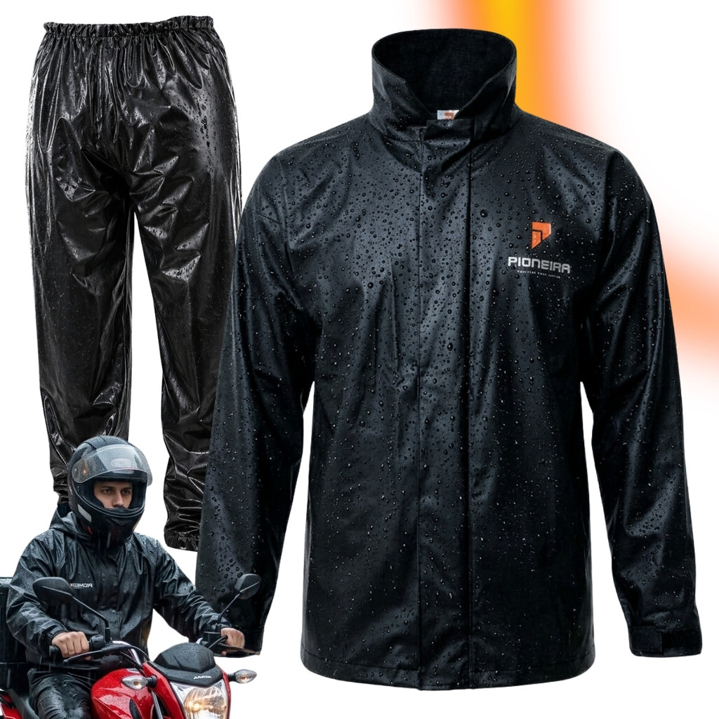 Capa Chuva Moto Impermeavel Pioneira Combate Oferta