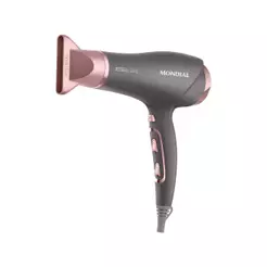 Secador de Cabelo Mondial Keratin Grafite e Rosé