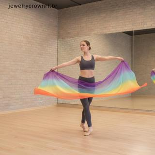 Véu Transparente Para Dança Do Ventre , Xale Colorido Gradiente Leve Show De Palco De Dançarina Profissional