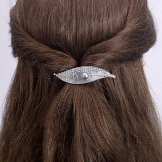 Grampo de cabelo adulto acessórios para o cabelo coreano clipe Horizontal Hairpin Headdress franja clipe imitação pérola
