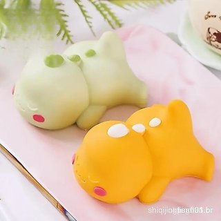 Forma de mousse com design de dinossauro adorável, forma de pudim, forma de silicone, forma de bolo de creme, design com