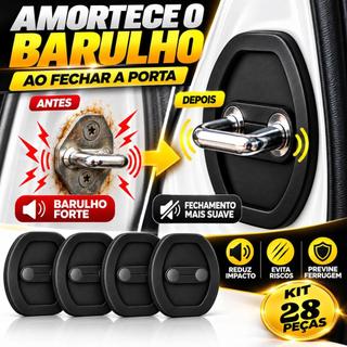 28 peças Amortecedor de Fechadura Borracha Protetor Porta Carro Batente Anti Impacto Colisão Veicular