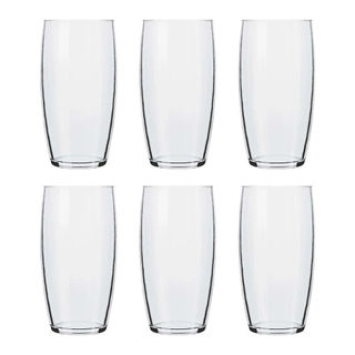 Jogo de Copos Nadir Oca Long Drink de Vidro Liso com 6 Peças 300ml