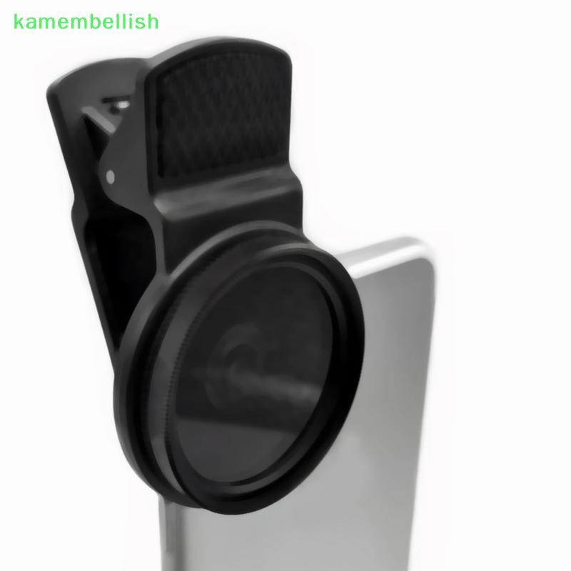 kamembellish12 Universal Com Clipe Portátil Profissional Telefone Polarizador Lente Grande Angular 37/52MM Filtro CPL Ac
