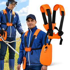 Cinto Colete Roçadeira Duplo Para Stihl Husqvarna Garthen