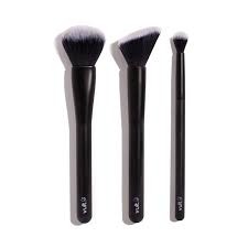 Kit de Pincéis Mega Funcionais (3 itens)  linha de pincéis acabamento dos sonhos Vult ENVIO IMEDIATO