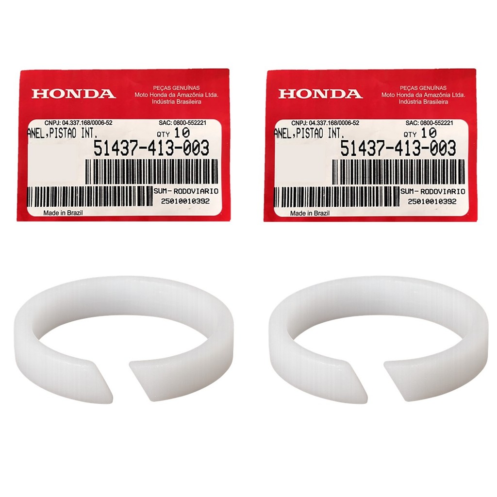 Anel Flauta Bengala Garfo Titan 150 Fan 150 Honda (par) em Oferta na Shopee