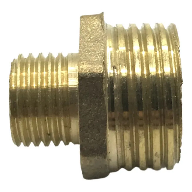 2x Niple Redução Latão 1/2-1/4 Conexão BSP Kit 2 Peças