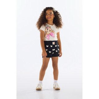 Conjunto Blusa e Short Menina Quimby em Oferta na Shopee