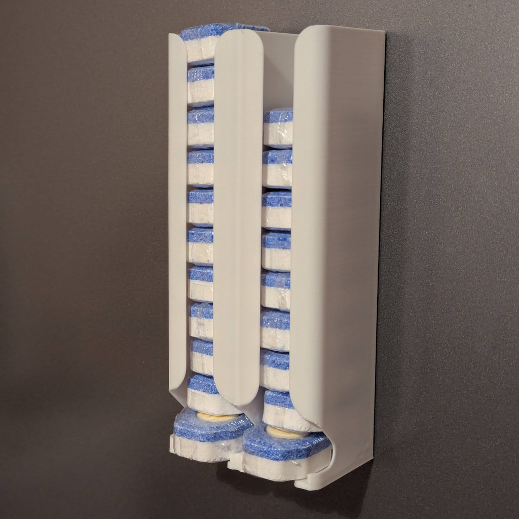 Suporte Dispenser Pastilha Tablet Lava Louças Parede Mesa Sem Furo 3M