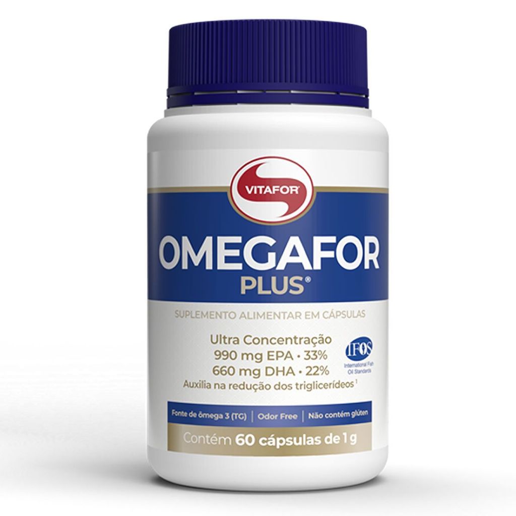 ÔmegaFor Plus - 60 Cápsulas 1g - Vitafor