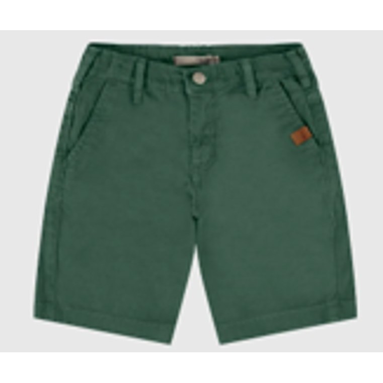 Bermuda Infantil Menino Bolso Funcional Em Sarja Moletom Malwee Kids Verde