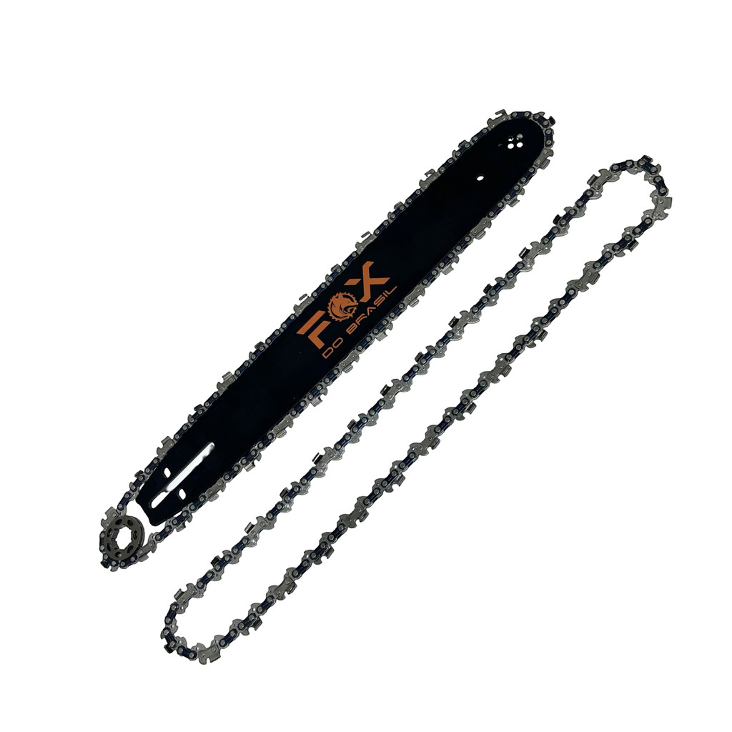 Kit Sabre 2 Correntes 28D E 1 Coroa 1,5mm 16 Pol Para Motosserra Alta Resistência