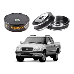 Tambor Freio Traseiro S10 2.8 2001 A 2008