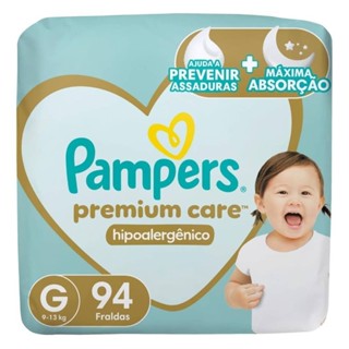 Fralda Pampers Premium Care Max G Com 94 Unidades em Oferta na Shopee