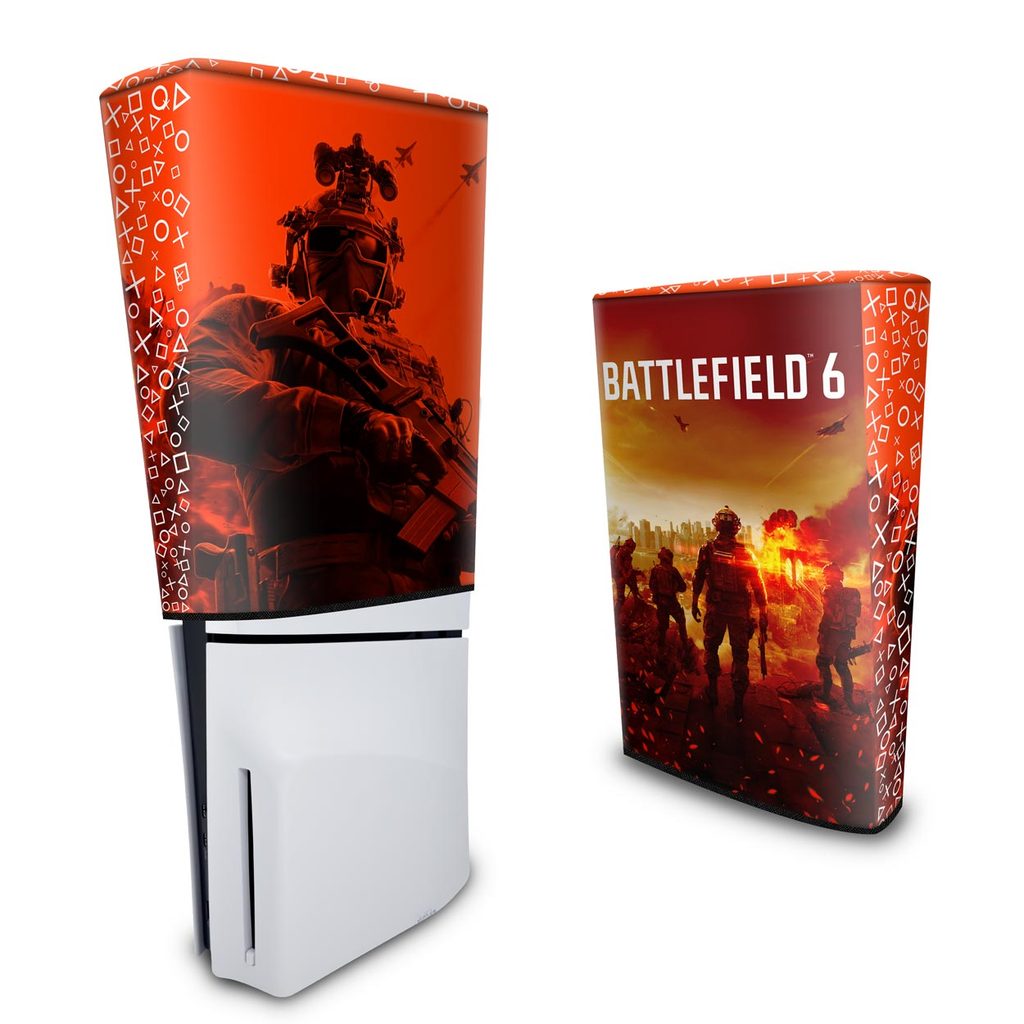 Capa PS5 Slim Battlefield 6