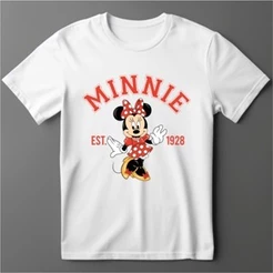 Camisa Personalizada Unissex Turma do Mickey Colegial 100% Algodão 30.1 Envio Imediato.