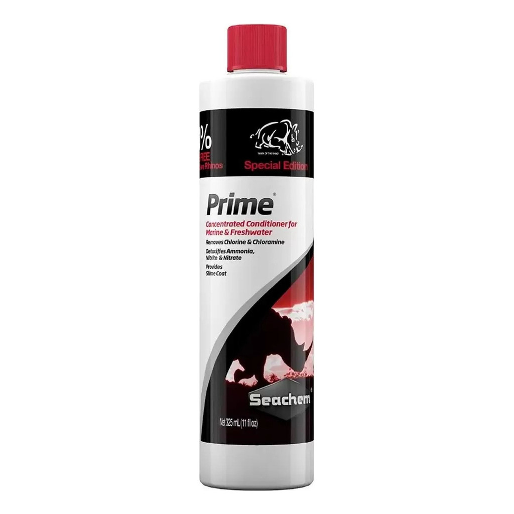 Prime Seachem Condicionador 325ml = 250ml + Bonus 30%