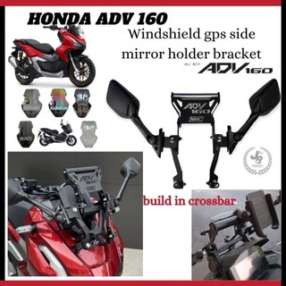 Honda adv 160 Suporte De Pára-Brisa gps Construir Na Barra Transversal Espelho Lateral ADX160auto Peças Decoração Do Car
