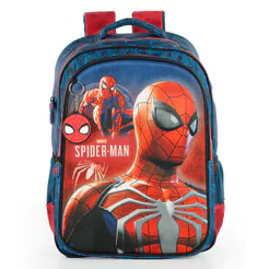 Mochila Escolar Xeryus 17 Spider Man 14962 Azul - Infantil