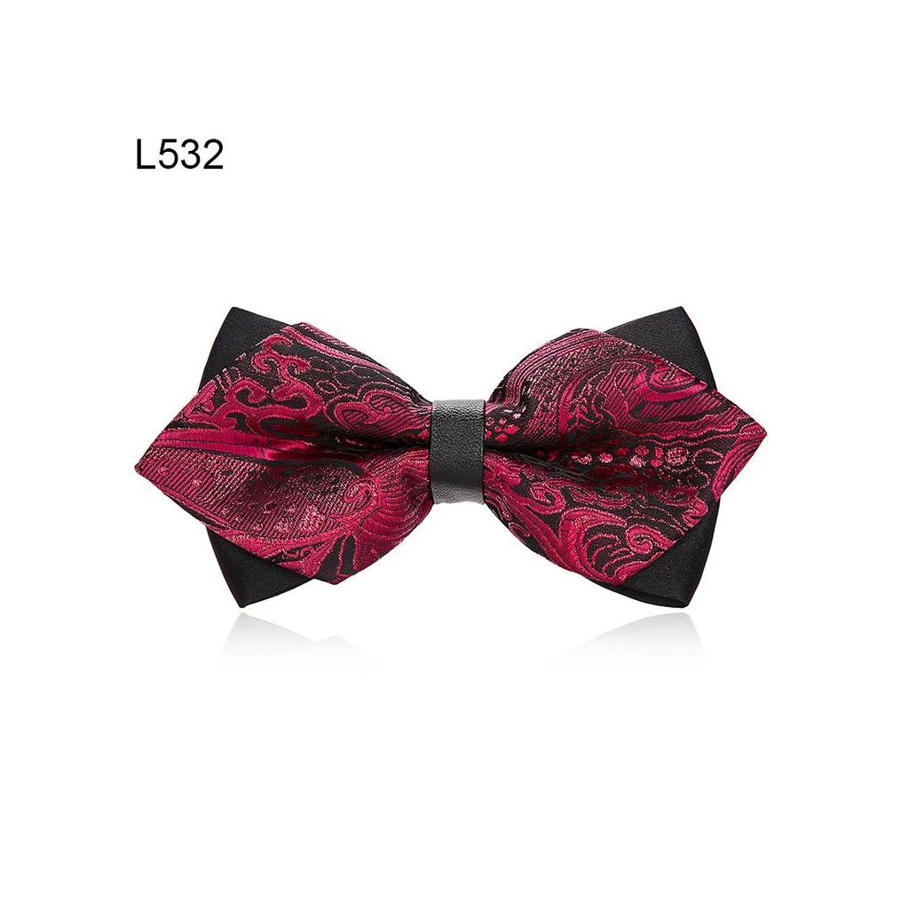 POWO gravata borboleta masculina vestido Formal casamento versão coreana homens padrinhos arco noivo britânico